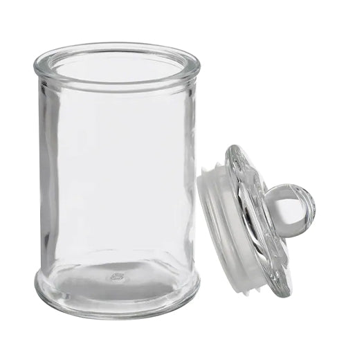 Glass Stash Jar Asst. Print