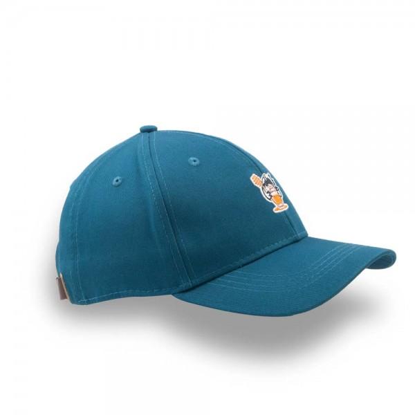 Huni Badger - Huni Badger Leather Strapback Dark Teal 6-Panel Hat - MI VAPE CO