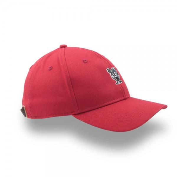 Huni Badger - Huni Badger Leather Strapback Red 6-Panel Hat - MI VAPE CO