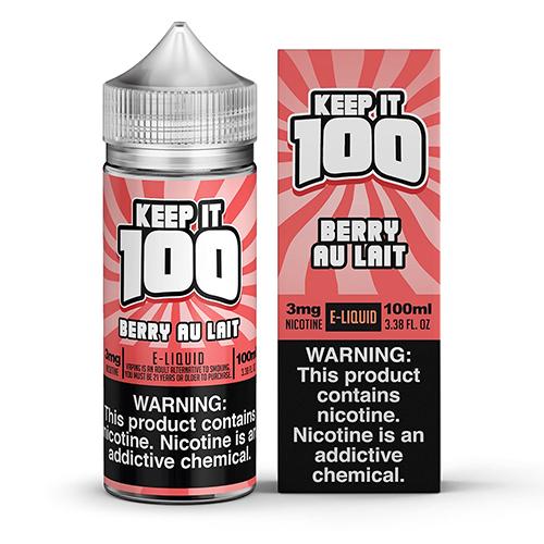 Keep It 100 E-Liquid - Berry Au Lait - MI VAPE CO