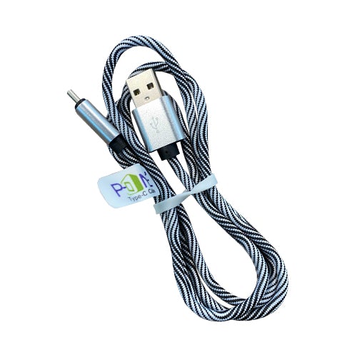P One - Braided Type C Charger - MI VAPE CO