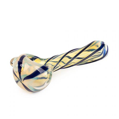 Red Eye Glass - 3.25" Nugget Hand Pipe - MI VAPE CO