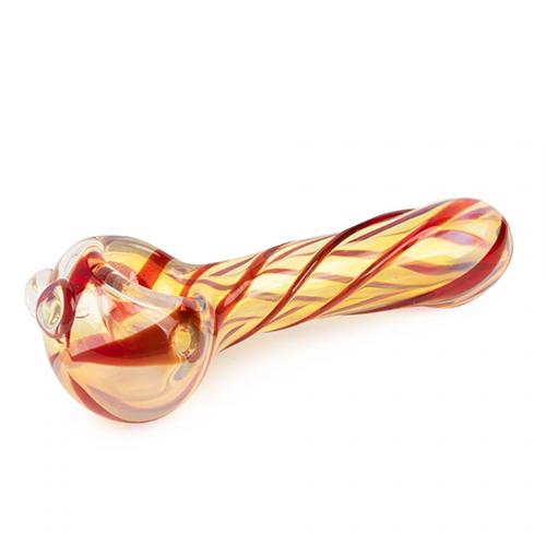 Red Eye Glass - 3.25" Nugget Hand Pipe - MI VAPE CO