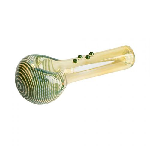 Red Eye Glass - 3.5" Fiesta Hand Pipe - MI VAPE CO