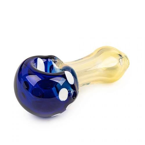 Red Eye Glass- 3" West Coast Mushroom Hand Pipe - MI VAPE CO
