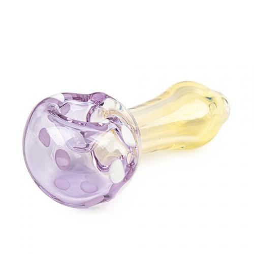 Red Eye Glass- 3" West Coast Mushroom Hand Pipe - MI VAPE CO