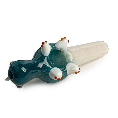 Red Eye Glass - 4.5" Dinosaur Jr. Hand Pipe - MI VAPE CO