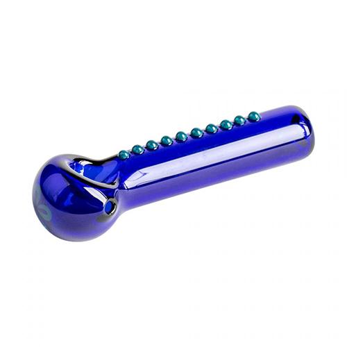 Red Eye Glass - 3.25" Flower Power Hand Pipe - MI VAPE CO