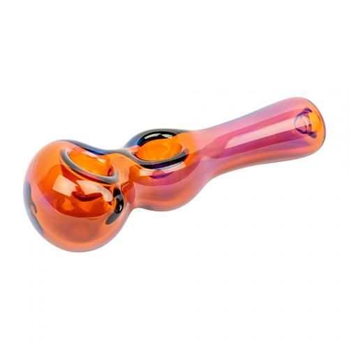 Red Eye Glass - 4.5" Twice Baked Hand Pipe - MI VAPE CO