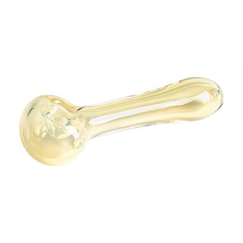 Red Eye Glass - Silver Nugget Hand Pipe - MI VAPE CO