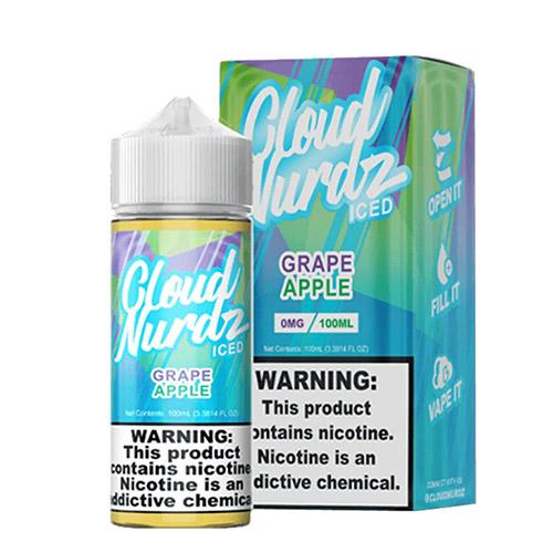 Cloud Nurdz E-Liquid - Grape Apple - MI VAPE CO