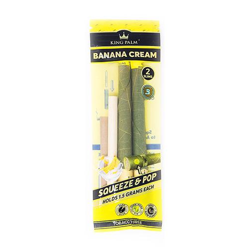 King Palm - 2 Mini Rolls - Banana Cream - MI VAPE CO