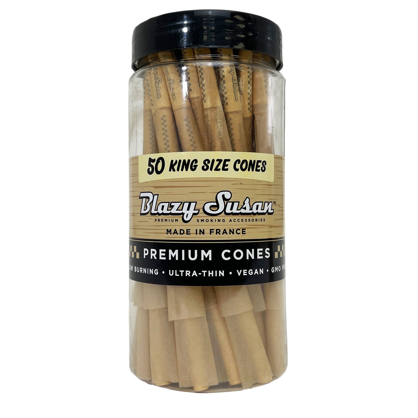 Blazy Susan Brown Cone Jar