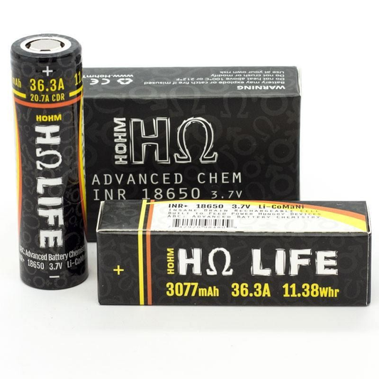 Hohm Tech - Life 18650 Batteries - MI VAPE CO 