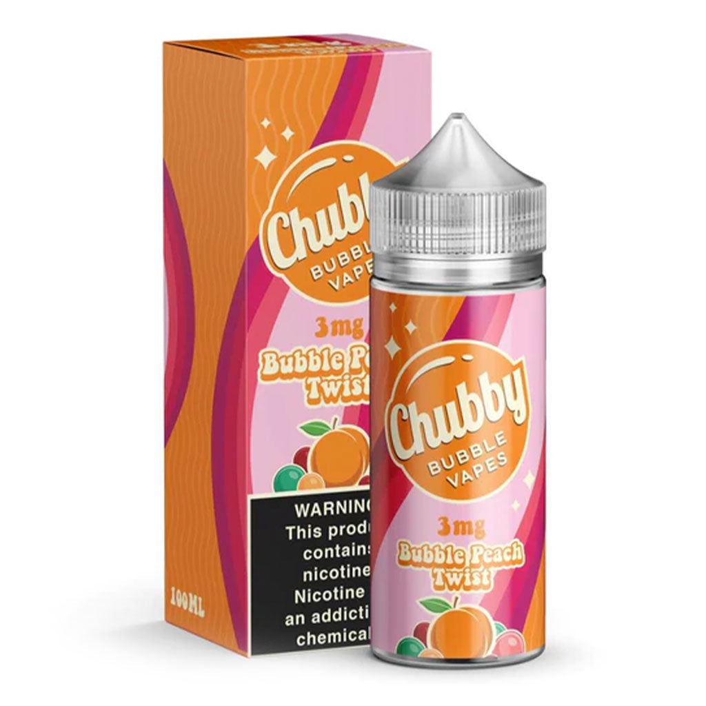 Chubby Bubbles E-Liquid (100mL) - Bubble Peach Twist