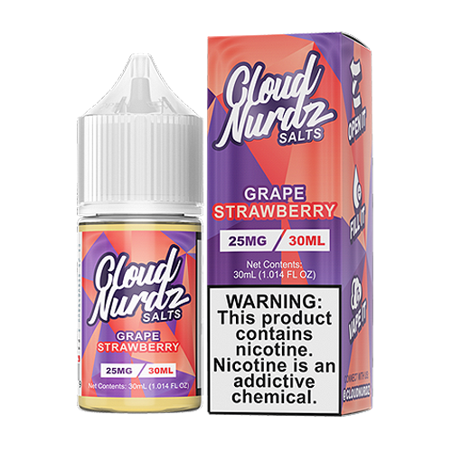 Cloud Nurdz Salt Nic - Grape Strawberry - MI VAPE CO 
