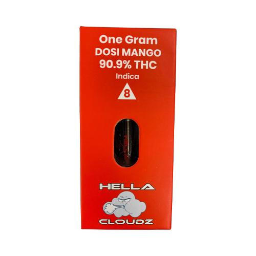 Hella Cloudz - Delta 8 Cartridge - MI VAPE CO 