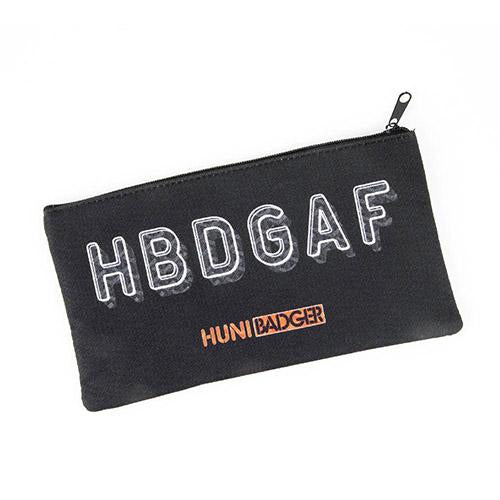 Huni Badger - Canvas Zipper Bag - MI VAPE CO 