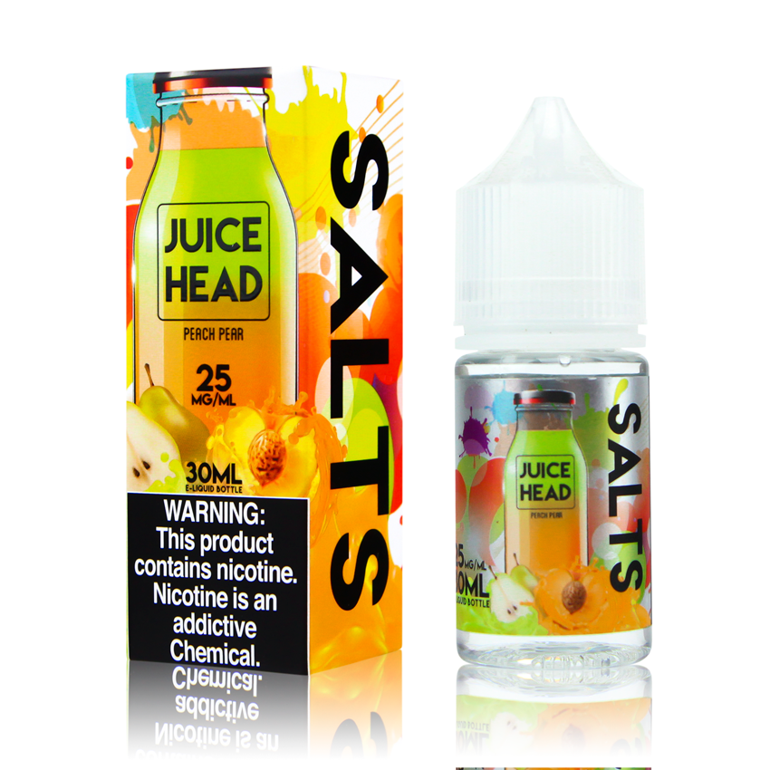 Juice Head Salt Nic - Peach Pear - MI VAPE CO 