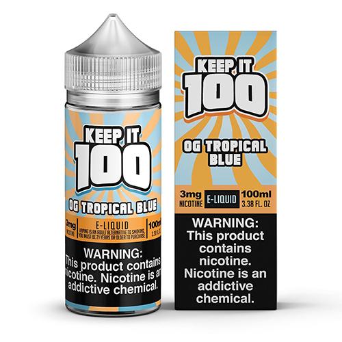 Keep It 100 E-Liquid - OG Tropical Blue - MI VAPE CO 