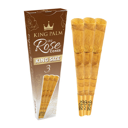 King Palm - Rose King Size Cones (3ct)