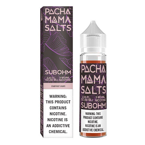 Pacha Mama Salts 60ml - Starfruit Grape 3mg