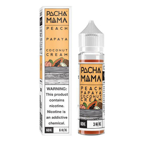 Pachamama E-Liquid - Peach Papaya Coconut Cream