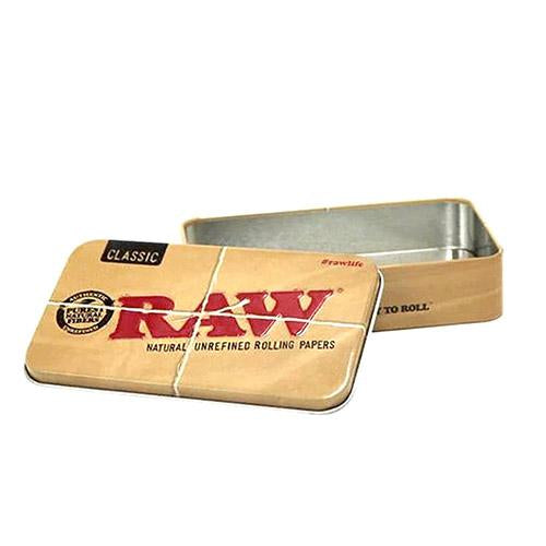 RAW - Metal Stash Tin - MI VAPE CO 