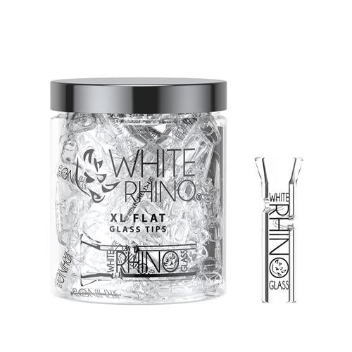 White Rhino - XL Glass Tips - MI VAPE CO 