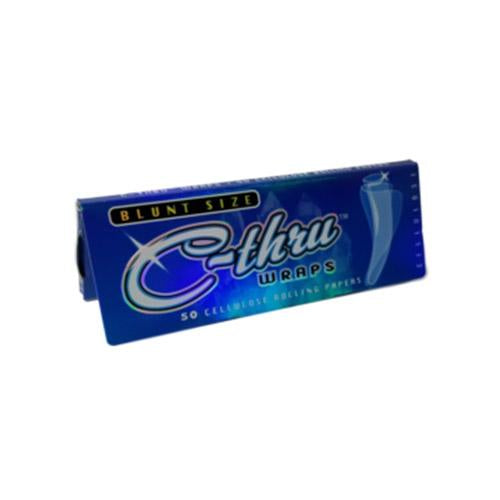 C-Thru Wraps - Rolling Paper Blunt Size - MI VAPE CO 