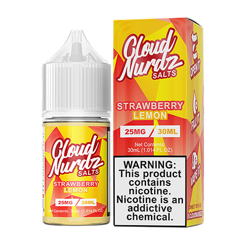 Cloud Nurdz Salt Nic - Strawberry Lemon - MI VAPE CO 