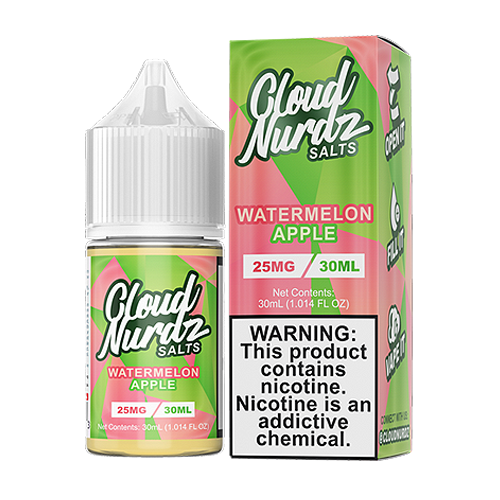 Cloud Nurdz Salt Nic - Watermelon Apple - MI VAPE CO 