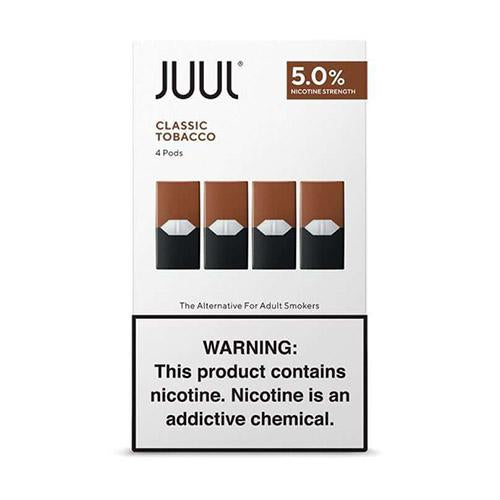 Juul - Classic Tobacco 4 Pack Pods - MI VAPE CO 