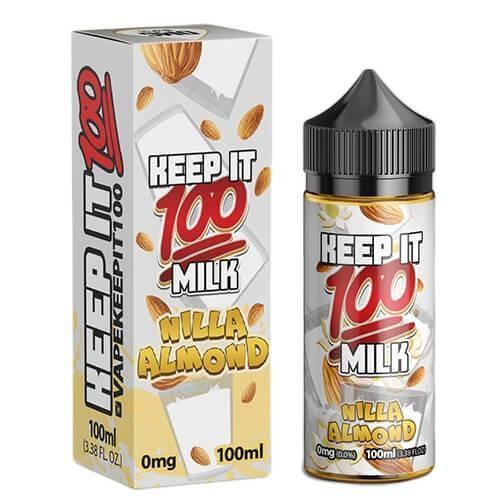 Keep It 100 E-Liquid - Nilla Almond Milk - MI VAPE CO 