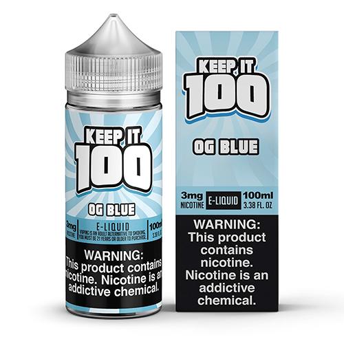 Keep It 100 E-Liquid - OG Blue - MI VAPE CO 