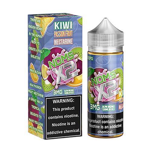 NOM X2 E-liquid - Kiwi Passion Fruit Nectarine - MI VAPE CO 