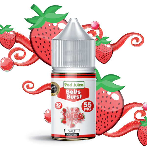 Pod Juice Burst Salt - Strawberry Beltz - MI VAPE CO 